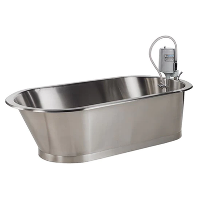100 Gallon Stationary Slant Back Hydrotherapy Whirlpool Tub, S001BSWHM