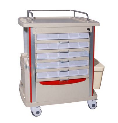 MS3C-200M, Lite Mobile Medication Cart with Accessories