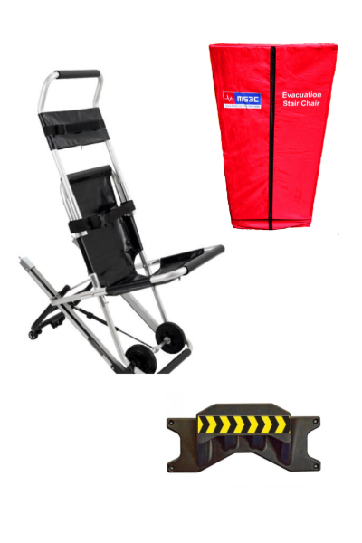 MS3C-100TS, Lightweight Stair Evacuation Chair with Accessories