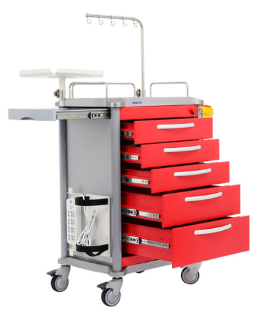 Lightweight Emergency Cart | Emergency Crash Cart | MS3C | MS3C