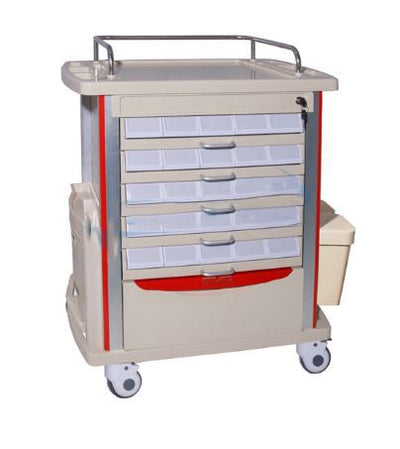 MS3C-200M, Lite Mobile Medication Cart with Accessories
